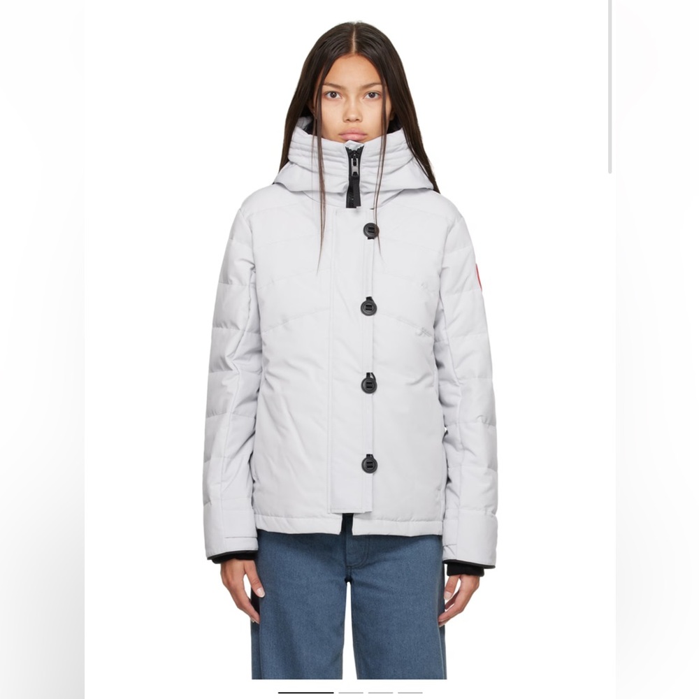 CANADA GOOSE Gray Elmvale Down Parka | Small